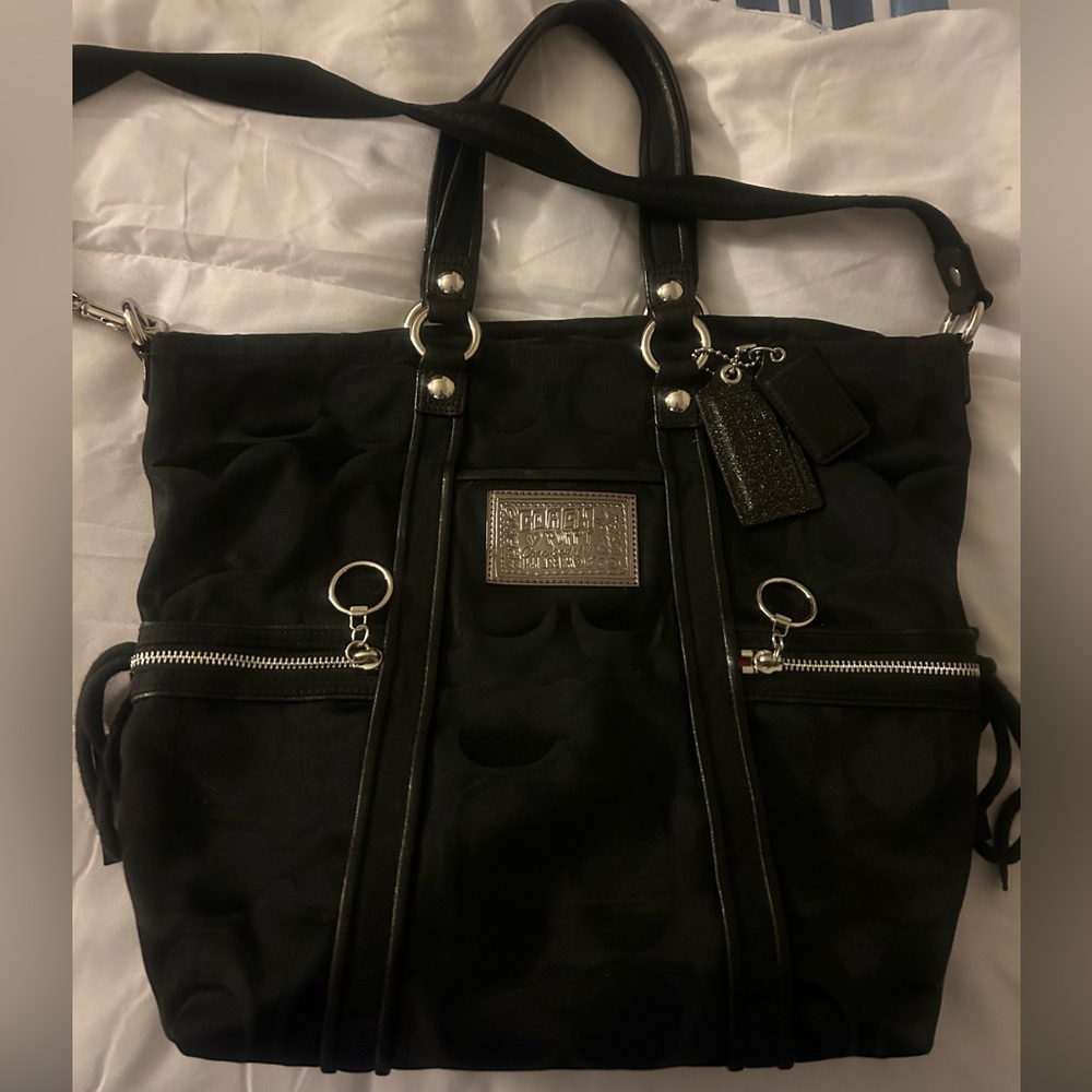 COACH Poppy Signature Logo Handbag